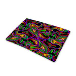 Dark Bohemian Paisley Pattern Print Pet Cooling Mat Cover