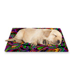 Dark Bohemian Paisley Pattern Print Pet Cooling Mat Cover