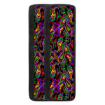 Dark Bohemian Paisley Pattern Print Refrigerator Handle Covers