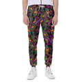 Dark Bohemian Paisley Pattern Print Joggers