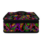Dark Bohemian Paisley Pattern Print Small Lunch Bag