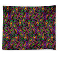 Dark Bohemian Paisley Pattern Print Tapestry