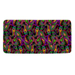 Dark Bohemian Paisley Pattern Print Towel