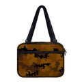 Dark Brown Camouflage Print Double Strap Bible Bag