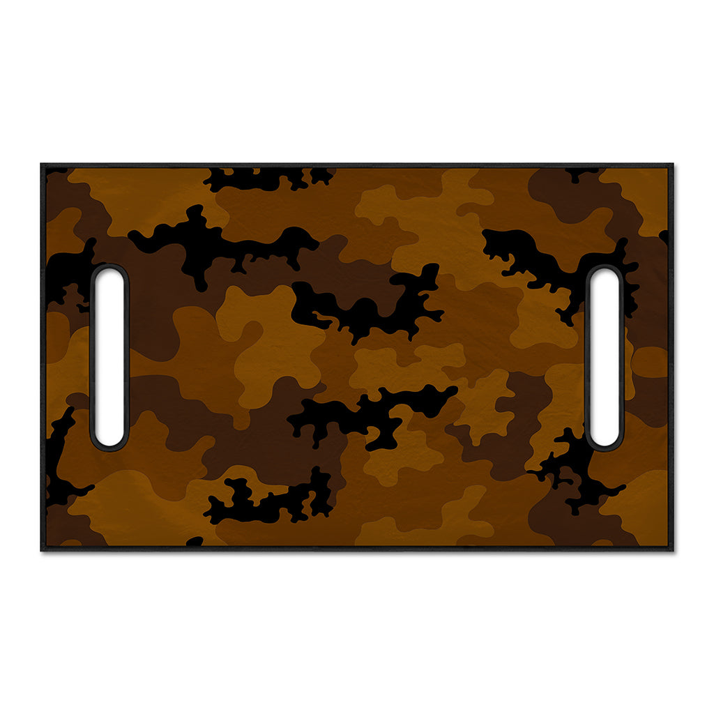Dark Brown Camouflage Print Golf Cart Seat Cover