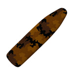 Dark Brown Camouflage Print Ironing Board Cover