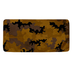 Dark Brown Camouflage Print Towel
