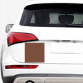 Dark Brown Check Pattern Print Car Sticker