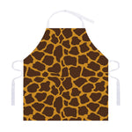 Dark Brown Cow Print Adjustable Apron