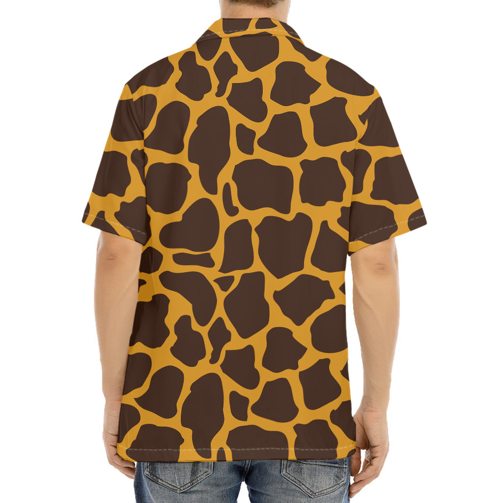Dark Brown Cow Print Aloha Shirt