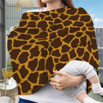 Dark Brown Cow Print Baby Seat Cover