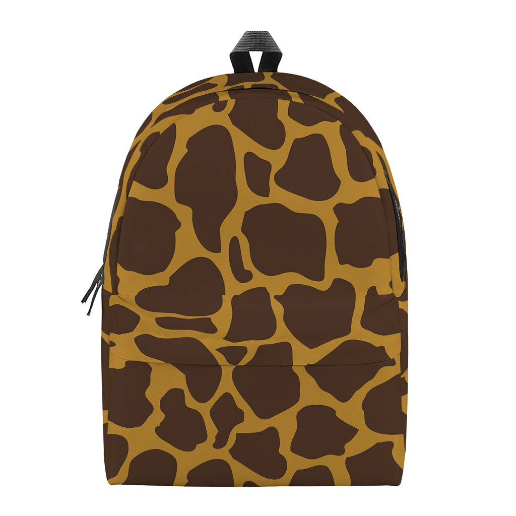 Dark Brown Cow Print Backpack