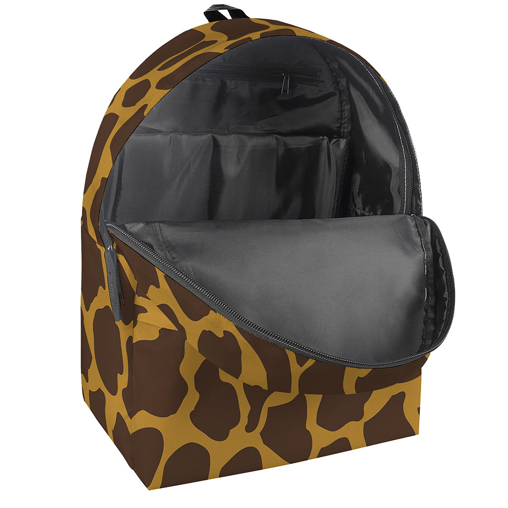 Dark Brown Cow Print Backpack