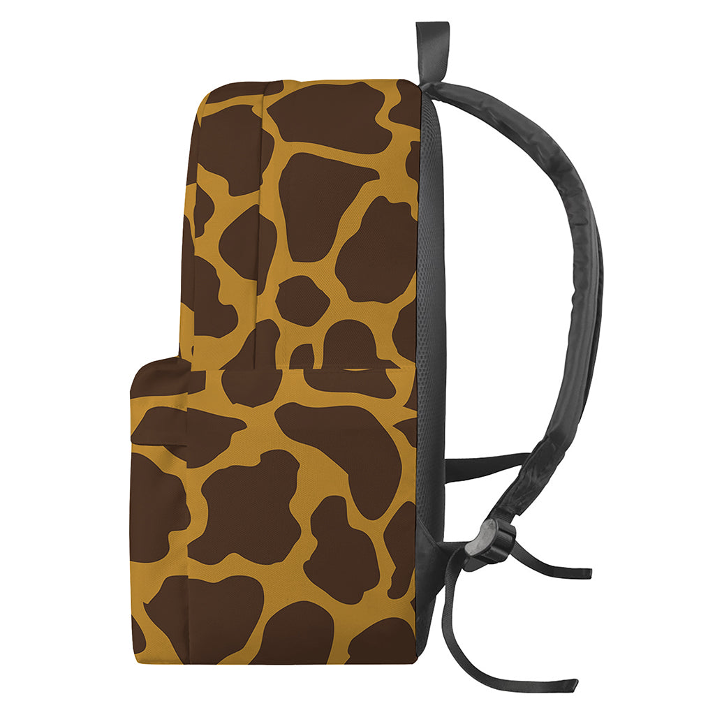 Dark Brown Cow Print Backpack