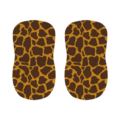 Dark Brown Cow Print Bar Stool Covers