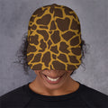 Dark Brown Cow Print Baseball Cap