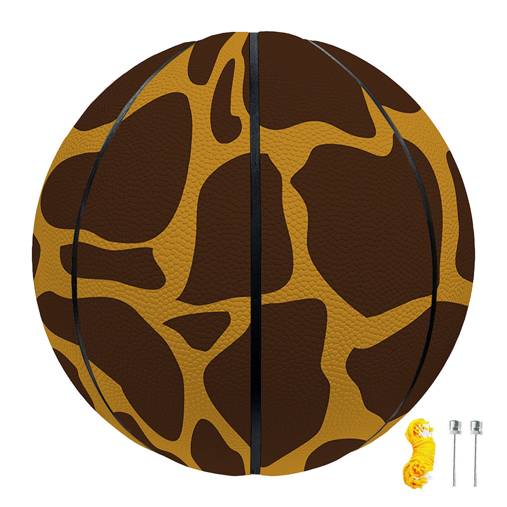 Dark Brown Cow Print Basketball