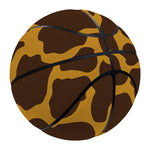 Dark Brown Cow Print Basketball