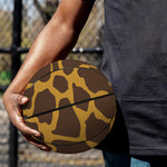 Dark Brown Cow Print Basketball
