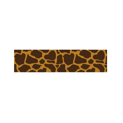 Dark Brown Cow Print Bed Runner