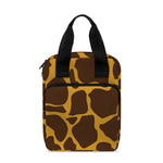 Dark Brown Cow Print Bible Tote Bag