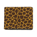 Dark Brown Cow Print Bifold Wallet