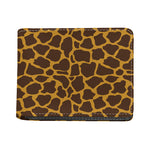Dark Brown Cow Print Bifold Wallet