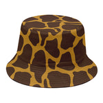 Dark Brown Cow Print Bucket Hat