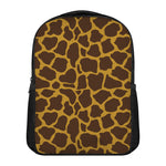 Dark Brown Cow Print Casual Backpack