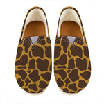 Dark Brown Cow Print Casual Shoes