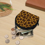 Dark Brown Cow Print Coin Purse