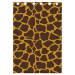 Dark Brown Cow Print Curtain