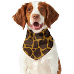 Dark Brown Cow Print Dog Bandana