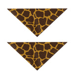 Dark Brown Cow Print Dog Bandana