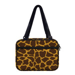 Dark Brown Cow Print Double Strap Bible Bag