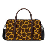 Dark Brown Cow Print Duffle Bag