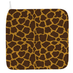 Dark Brown Cow Print Hand Towel