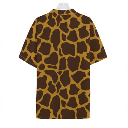 Dark Brown Cow Print Hawaiian Shirt