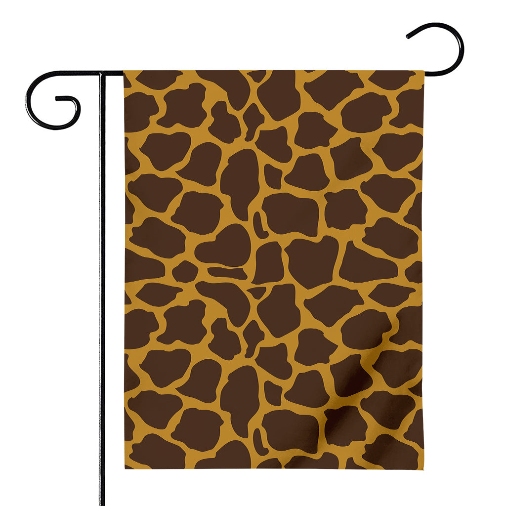 Dark Brown Cow Print House Flag