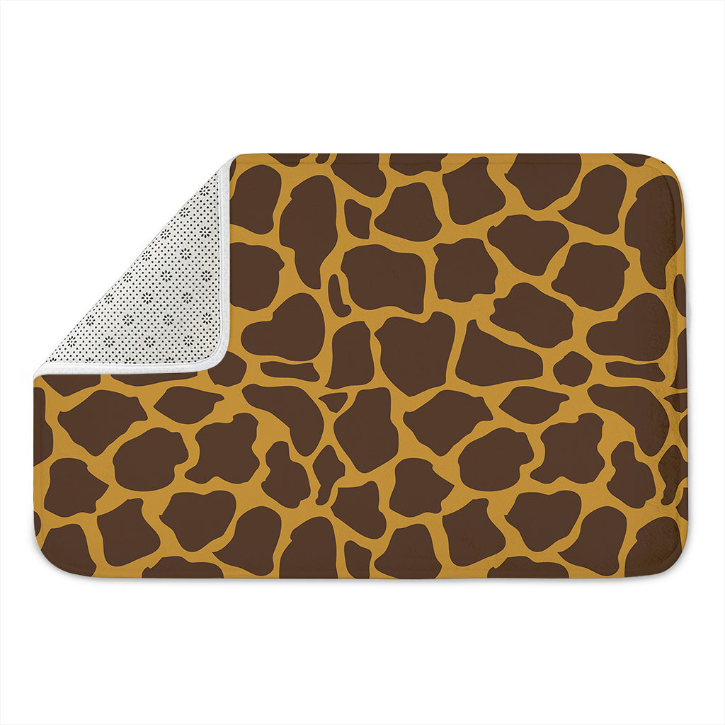 Dark Brown Cow Print Indoor Door Mat