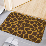 Dark Brown Cow Print Indoor Door Mat