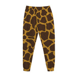 Dark Brown Cow Print Jogger Pants