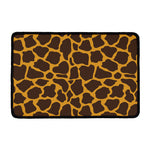 Dark Brown Cow Print Kitchen Mat