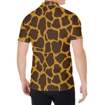 Dark Brown Cow Print Men's Shirt