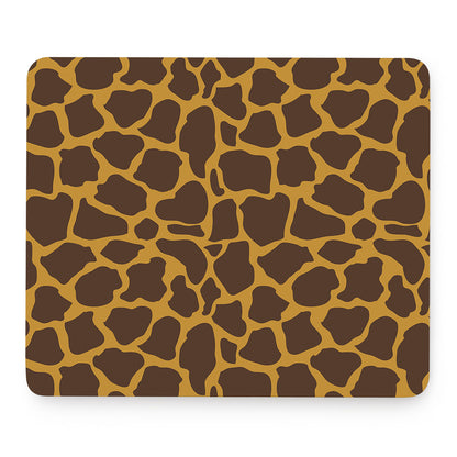 Dark Brown Cow Print Mouse Pad