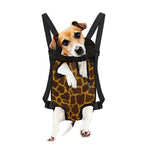 Dark Brown Cow Print Pet Carrier Backpack