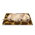 Dark Brown Cow Print Pet Cooling Mat Cover