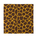 Dark Brown Cow Print Silk Bandana