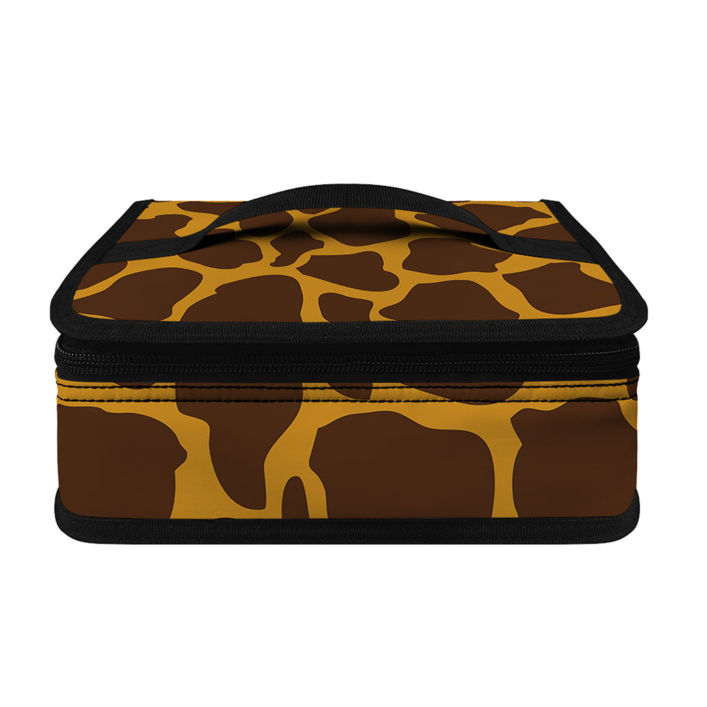 Dark Brown Cow Print Small Lunch Bag