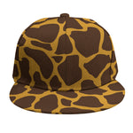 Dark Brown Cow Print Snapback Cap